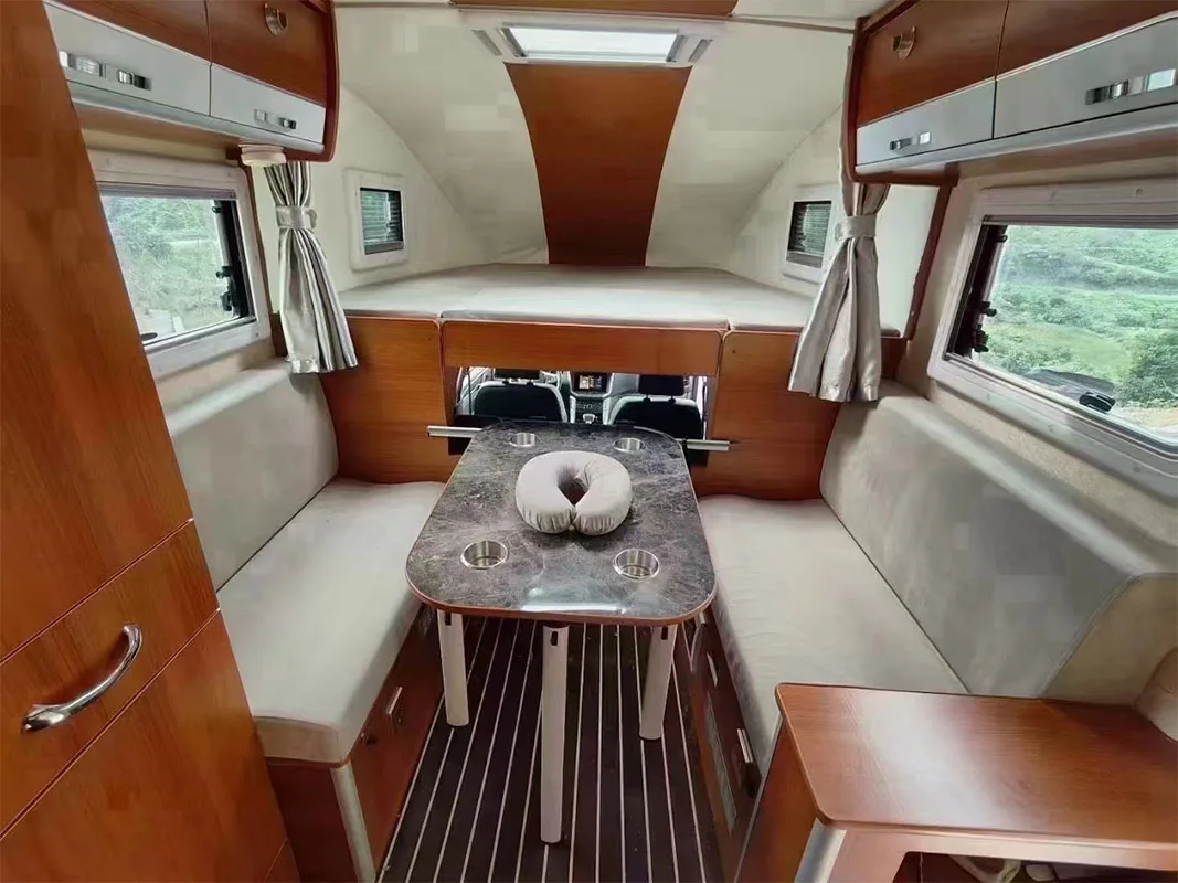 Недорогой дом на колесах автодомы Rv автоматический Макси T60 4x4 4WD кемпер новый Подержанный 2023 караван Китайский Пикап