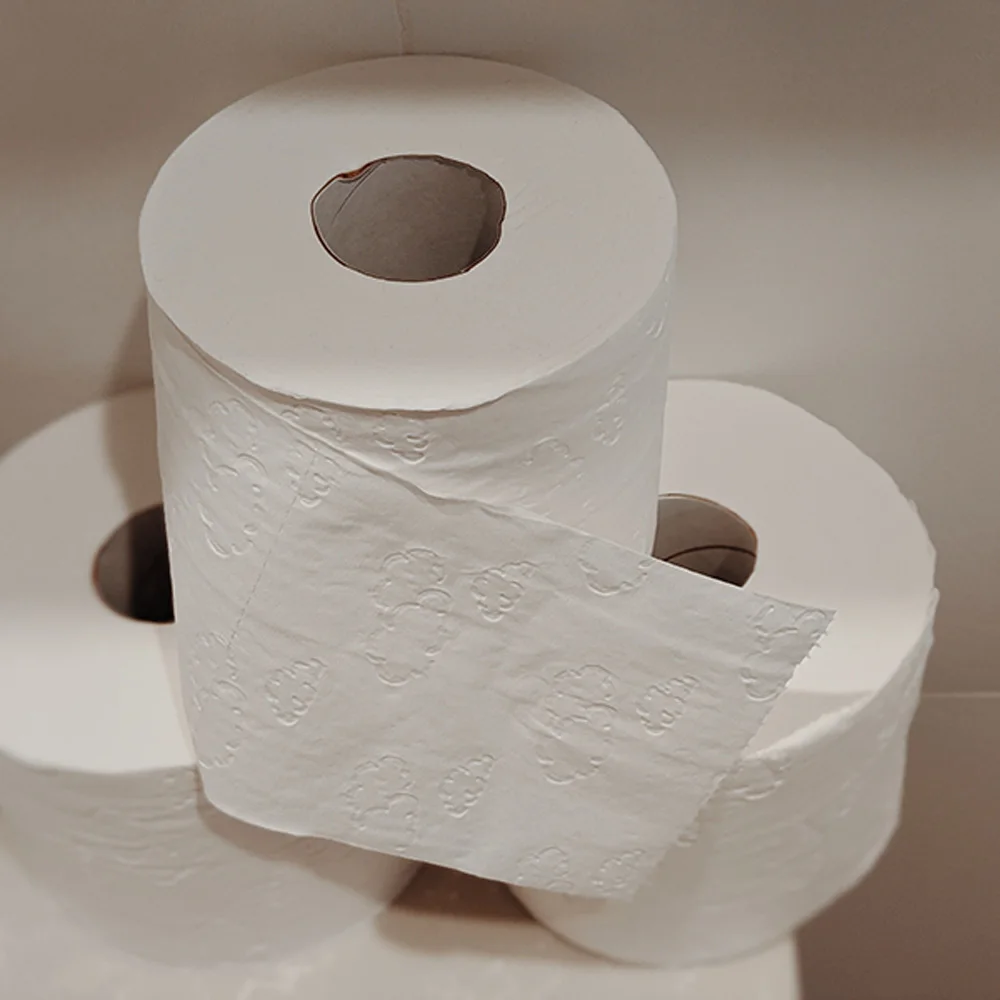 Wholesale OEM / ODM Bulk Pack Toilet Tissue Paper Roll 2ply Virgin Pulp