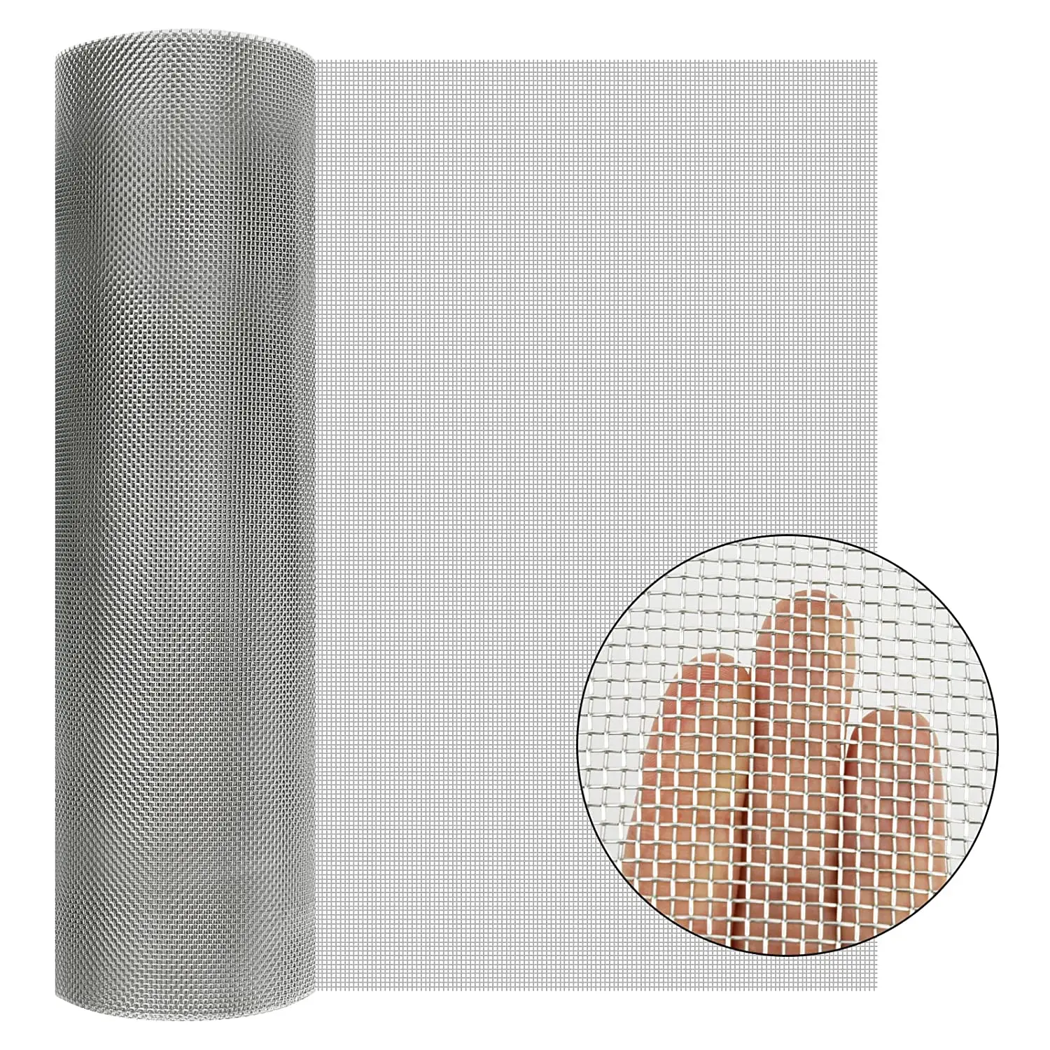 201 304 316 small opening SS wire mesh rolls stainless steel woven metal mesh fabric screens Filter Meshes