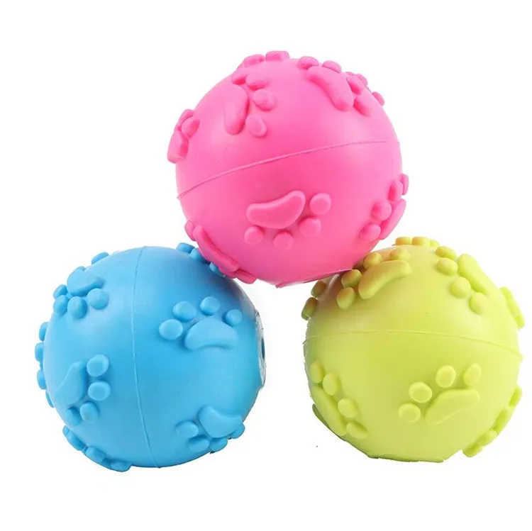 Hot Fashion Pet TPR ball Toys Dog Durable Chew Balls For Dogs Cats