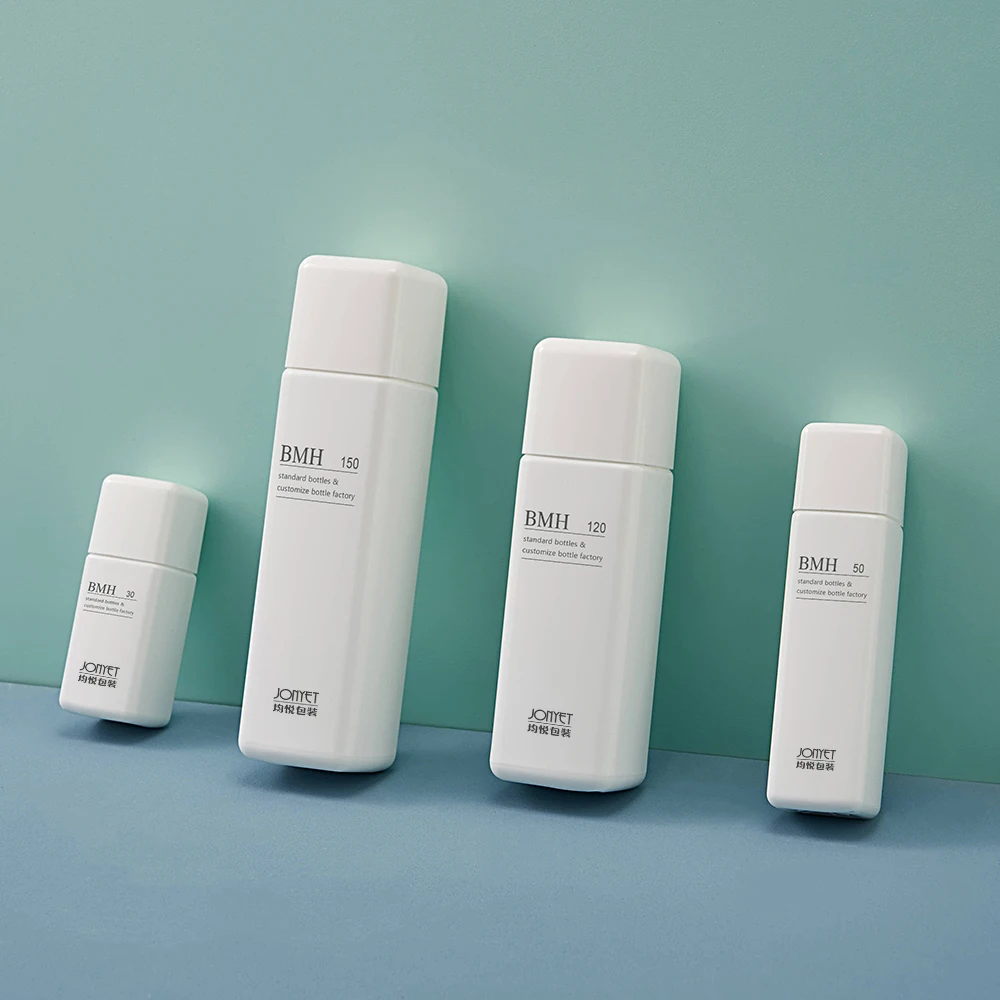 square packaging skincare 30ml 50ml 150ml 4oz 120ml cosmetic skincare packaging plastic skin toner bottle