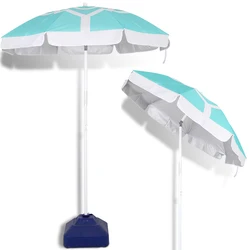 High Quality Customized  Anti-UV Sun Umbrella Free Sample Outdoor Potable  Parasol Beach Umbrella