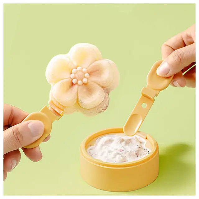 Cherry Flower Shape Silicone Popsicle Mold Reusable Silicone Popsicle Mold Dessert Ice Cream Popsicle Molds With Sticks