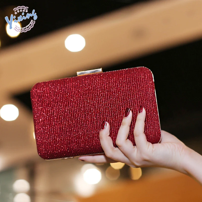 
Charming elegant pleated shoulder wedding party clutch bags prom evening clutches 