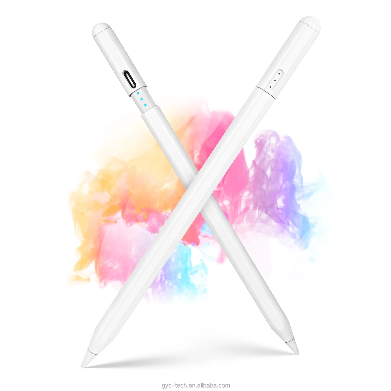 ID733 Touch Screen Tablet Stylus Pen For Apple Pencil Usb C Magnetic Attach With Palm Rejection Touch Pencil For Ipad