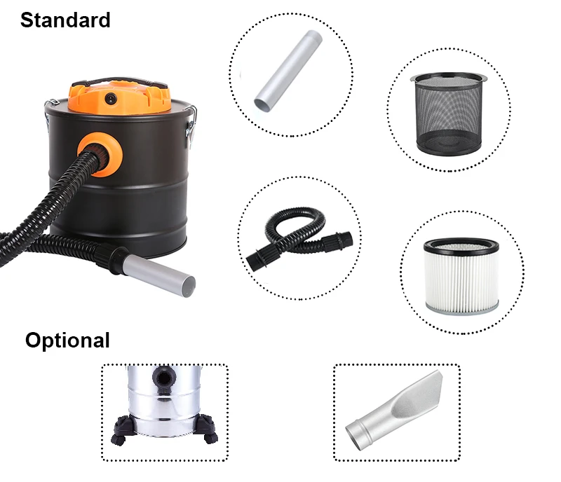 
Quality offer 15L 800W fireplaces bagged canister vacuum cleaner vacuum car cleaner 