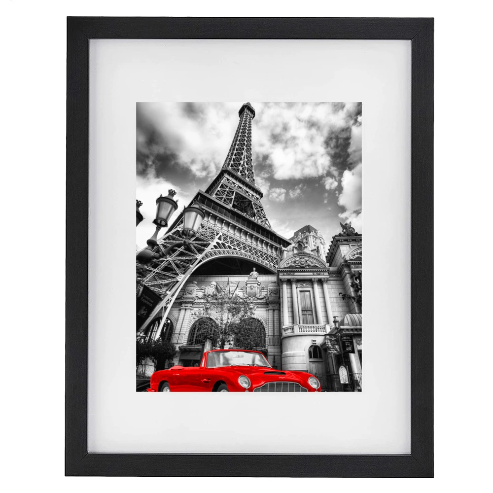 JUNLIN New Product Modern Style Wall Foto Moldura MDF Wood Frame Custom Cuadros Photo Frame Picture Frames  Wholesale