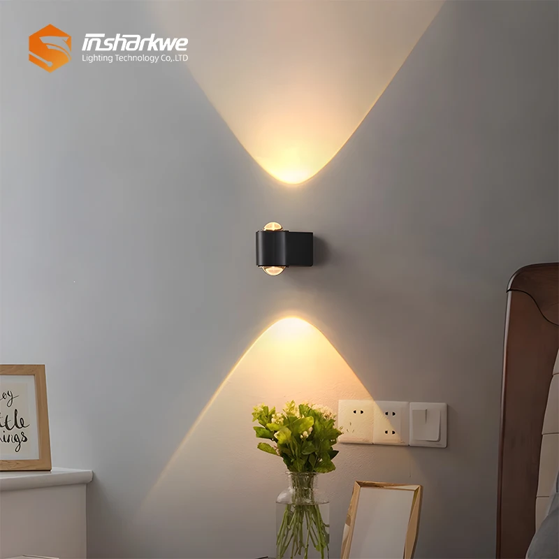 2024 Ultra-Thin High Quality exterior washer wall light Waterproof Led Wall Lamp indoor Lighting up and down wall light for home