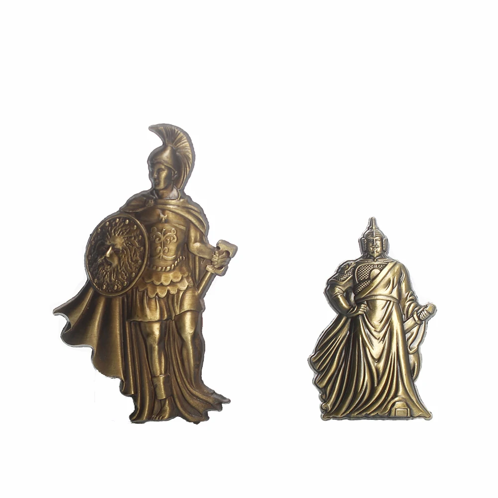 Customized size gold silver electroform metal logo aluminum zamak zinc nickel sticker label