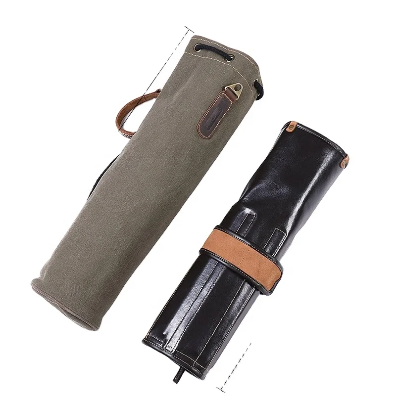 Percussion professional black drum stick bag, cheap wooden drumstick bag