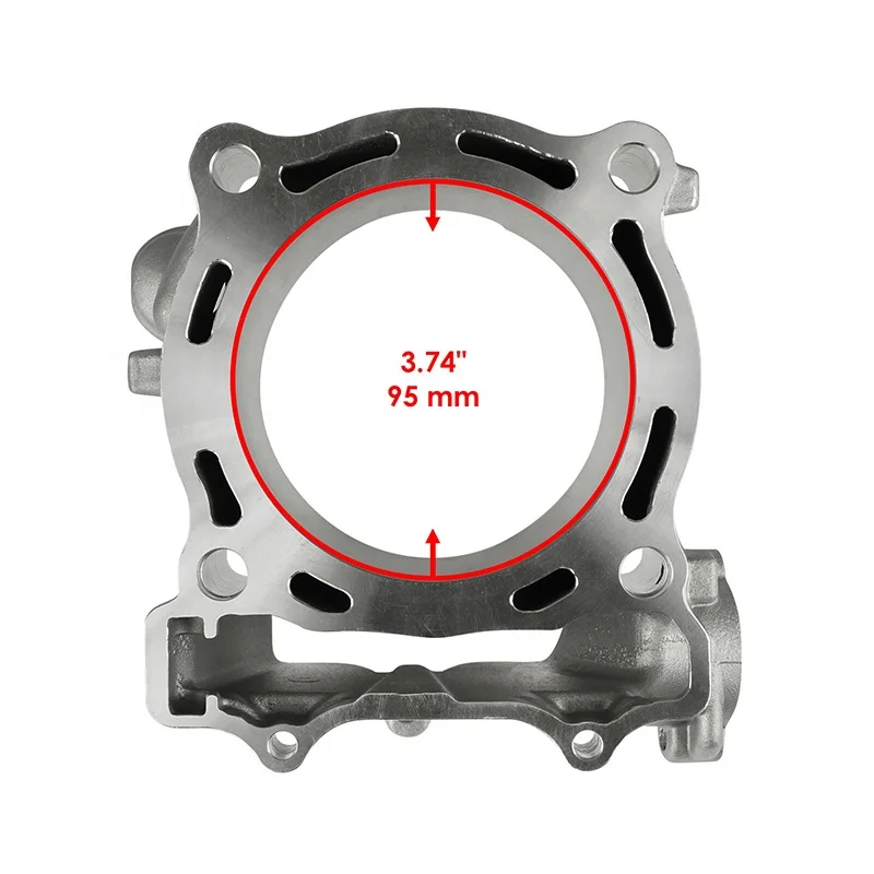 Top End ATV Cylinder Piston Gasket Kit 95mm For Yamaha YFZ450 2004-20013 5TA-11311-12-00