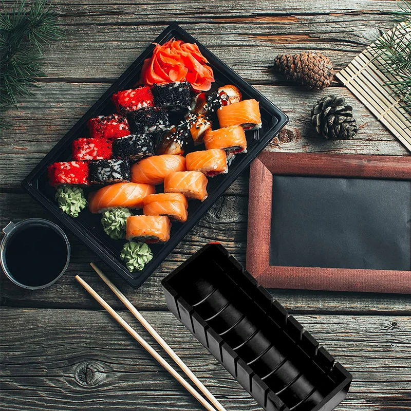 2022 Hot Selling 3Pcs High Quality Sushi Set Plastic Hand Sushi Tools Diy Beginner Kitchen Sushi Making Set