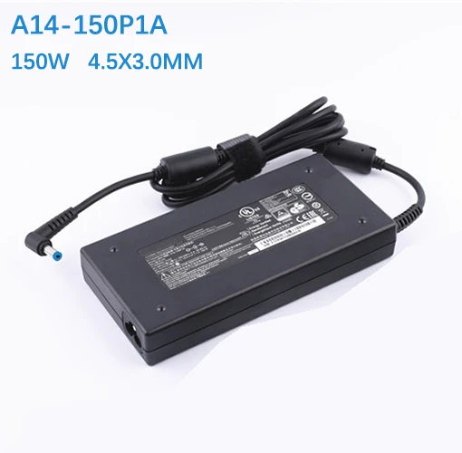 Notebook ac power adapter A14-150P1A 19.5V 7.7A 150W 4.5X3.0MM for Msi A150A005L genuine laptop charger