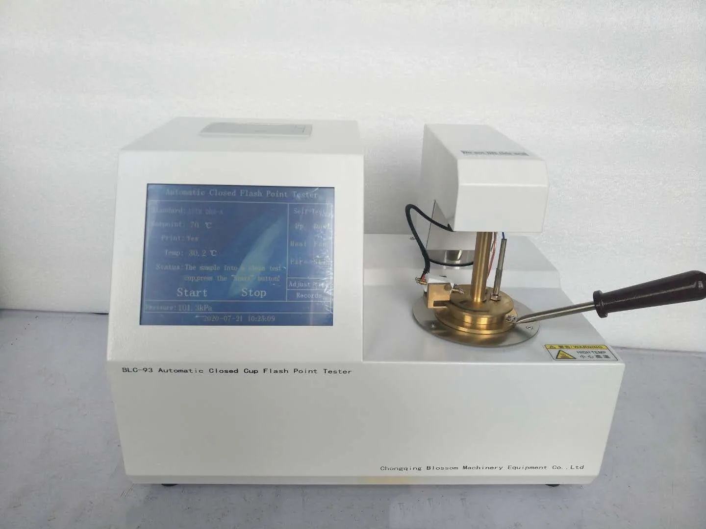 ASTM D93 тестер с закрытым стаканом для