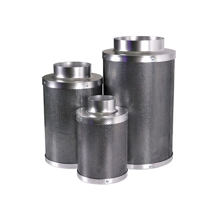 4 5 6 8 10 12 Inch Professional Grow tent Air Filtration Duct Ventilation System Activated Carbon Air Filters