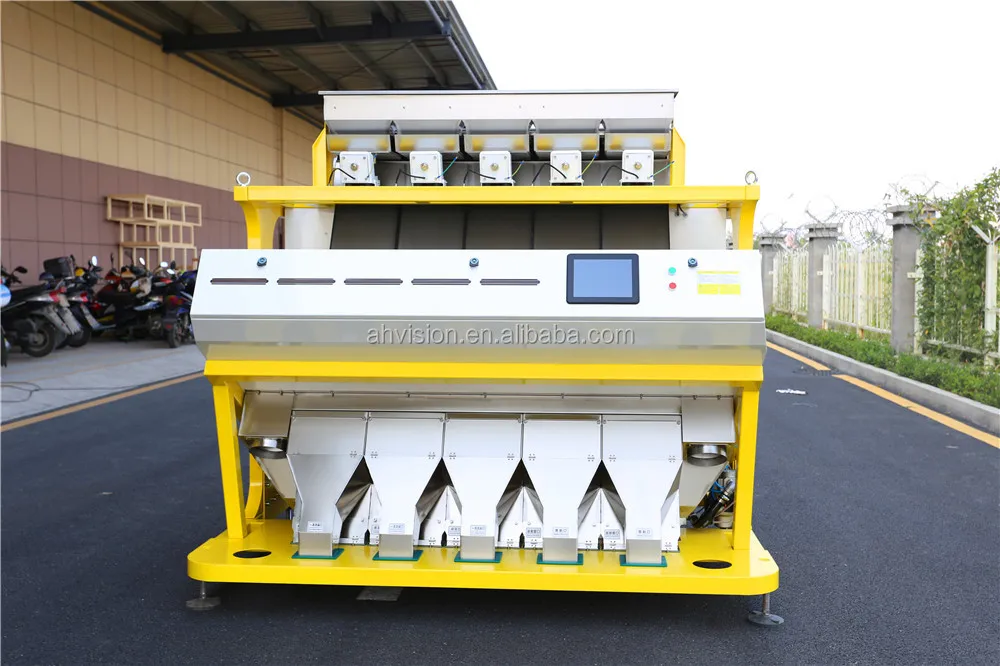 380v 50hz Anhui Coffee Bean Rgb Color Sorter With Double Side Ccd Camera