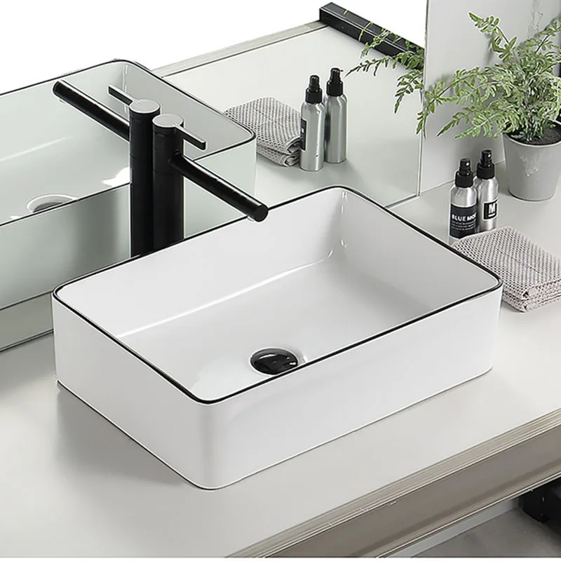 MONARCH Luxury Counter Wash Basins Ceramic Table Top Designs Wash Basin Lavabo