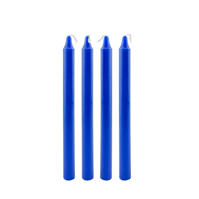 UK Taper colorful Candles 8 inch 7-8 hrs Burning Smokeless and Unscented color candles to Germany