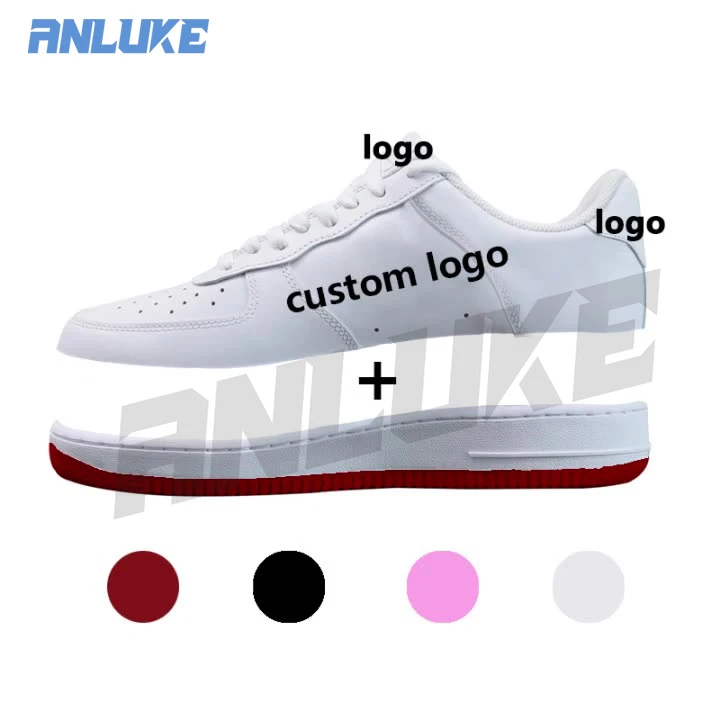 In Stock X Custom Af1 Black White Airrly Force 1 Men Designer Sneakers Skateboarding Shoes With Box