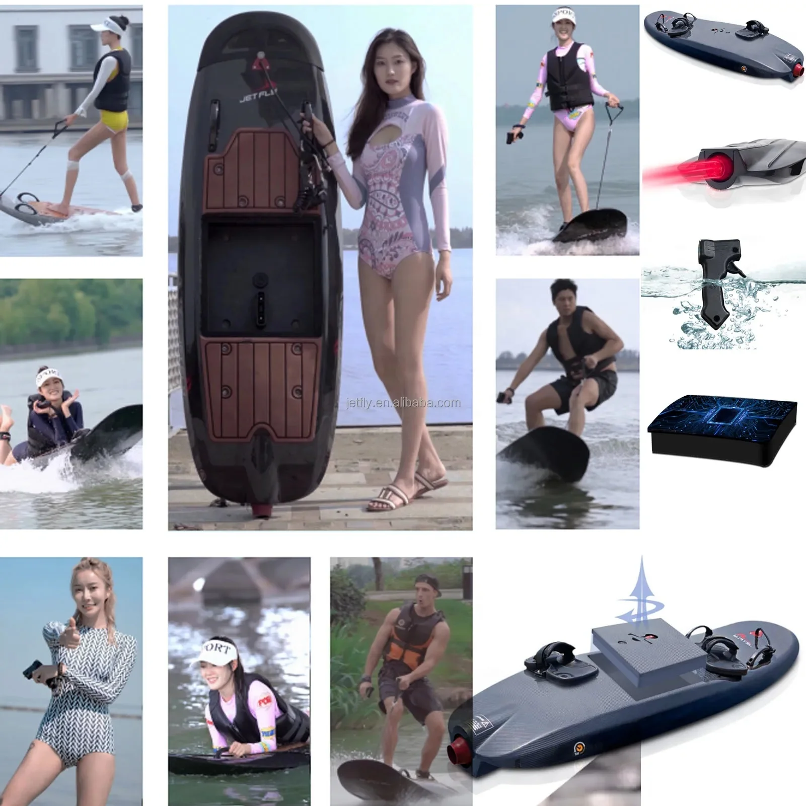 55km/h Water sports electric surfboard Water surfing skill sports jet-powered high-speed jet board
