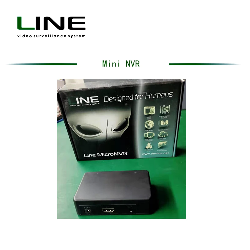 Line MicroNVR H.265 Network DVR 5 8 16 Channel Synchronous Realtime Playback CCTV MINI HD NVR 8CH Video Recorder