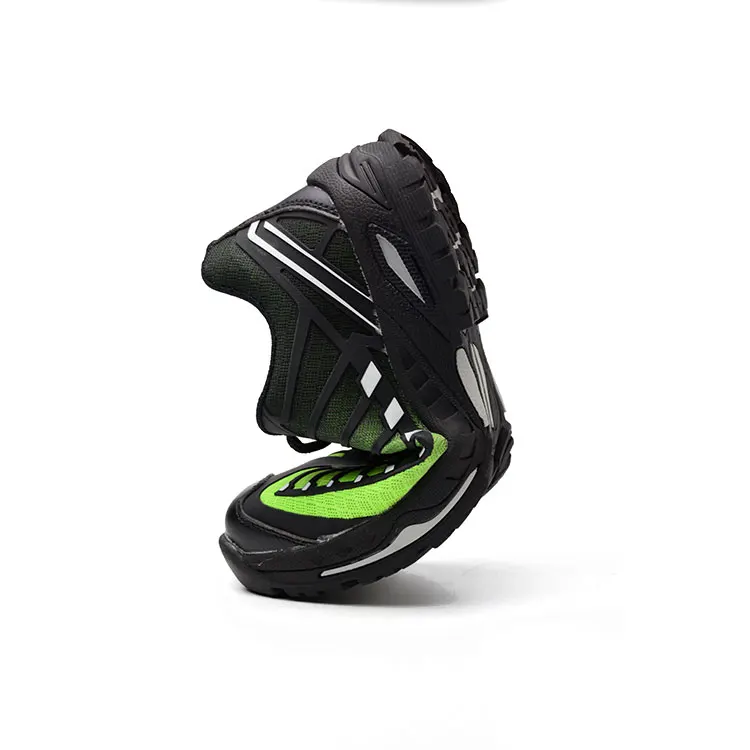 Green Shock Absorption Leisure Premium Smash-proof Safety Shoes