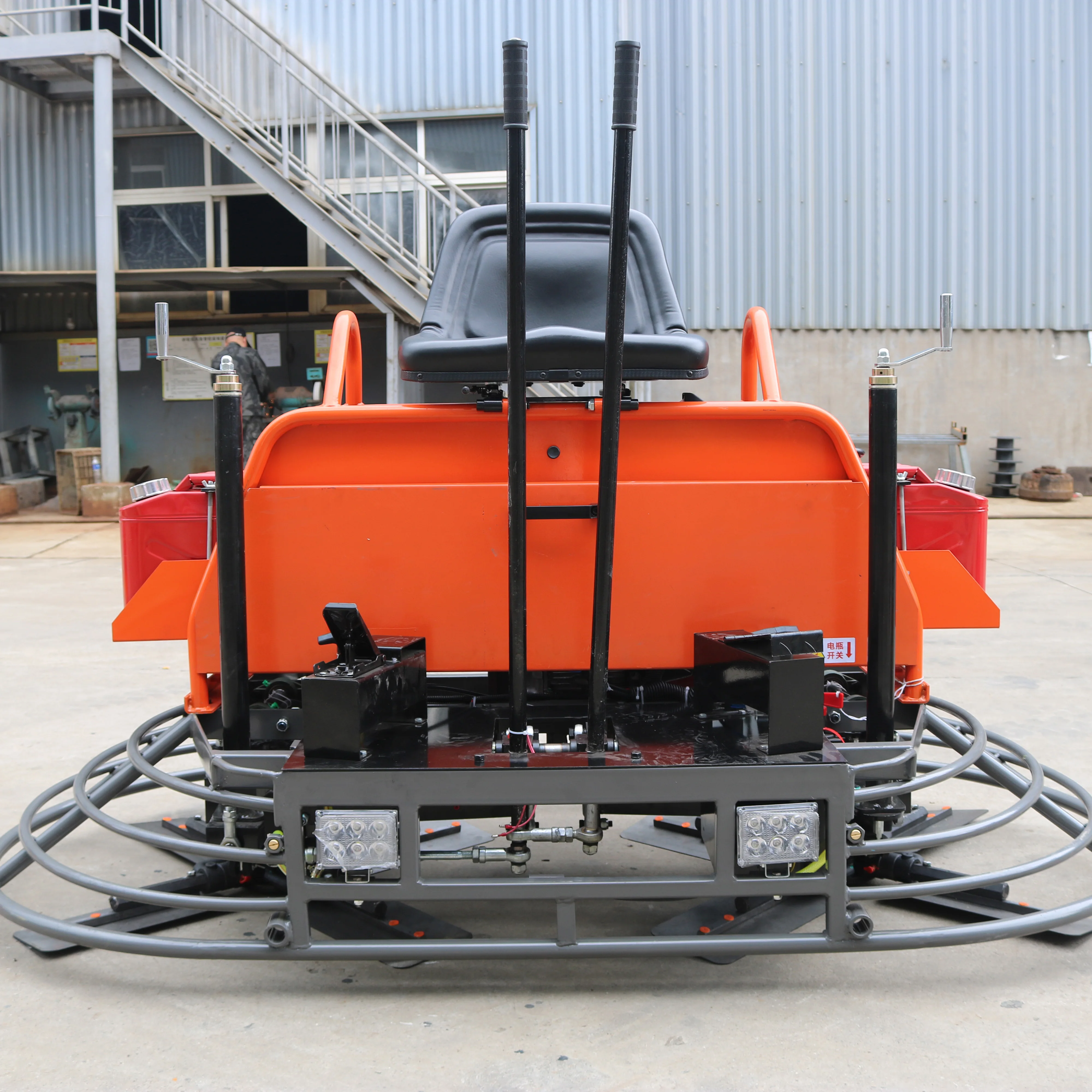 Easy Operate Gasoline Engine Ride-on Power Trowel Machine Power Troweling Machine For Road Construction