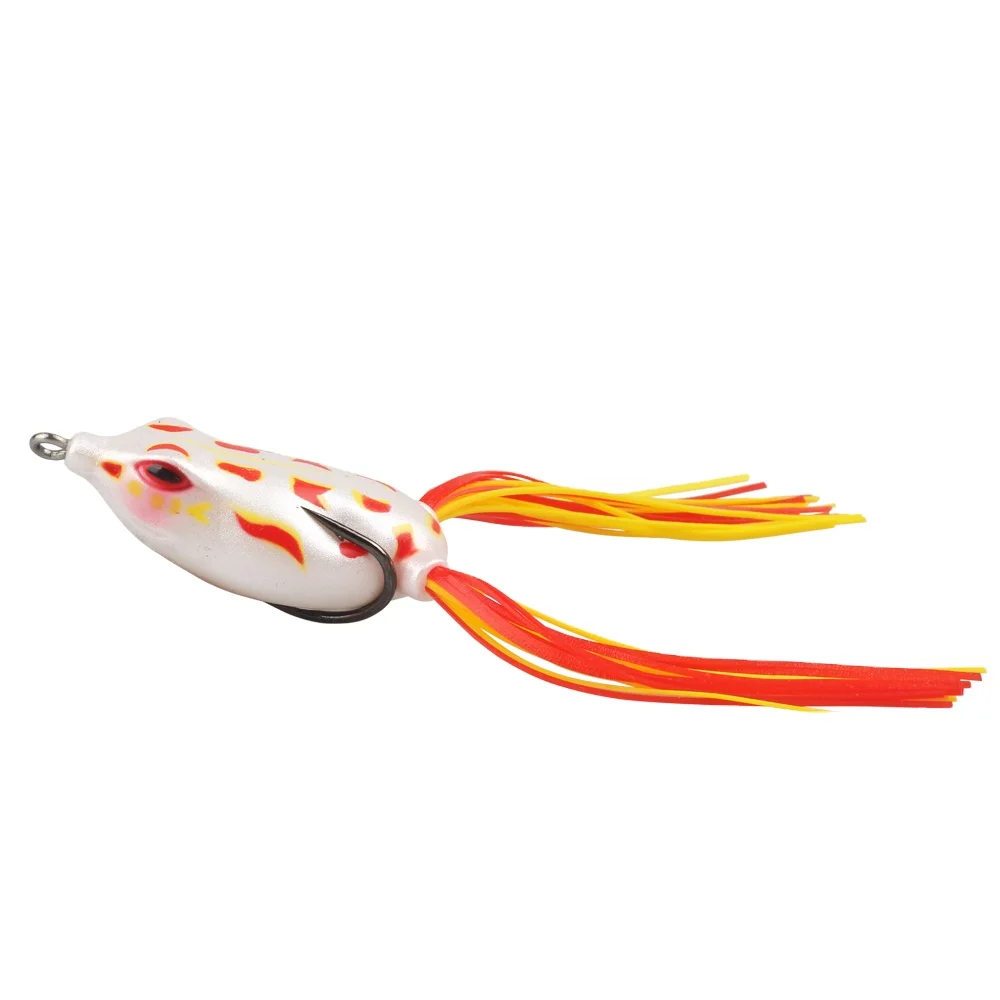 High Quality Live Target Frog Lure 50mm/6g Topwater Simulation Frog Snakehead Lure Fishing Lure Soft Bass Bait