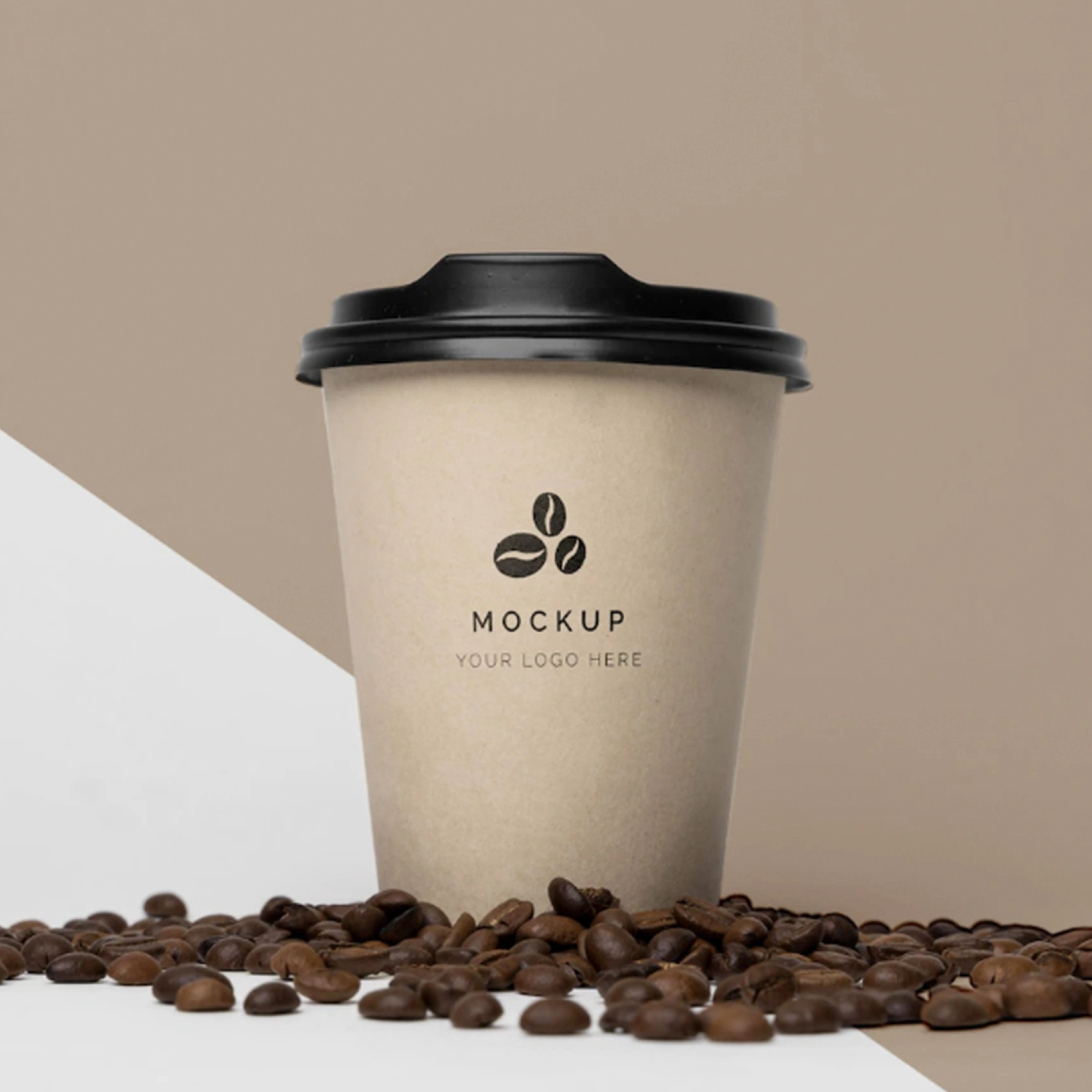 Cheap custom logo paper cups disposable paper cup packaging cup 8oz/12 oz/16oz Kraft Paper Coffee Cup for coffee shop