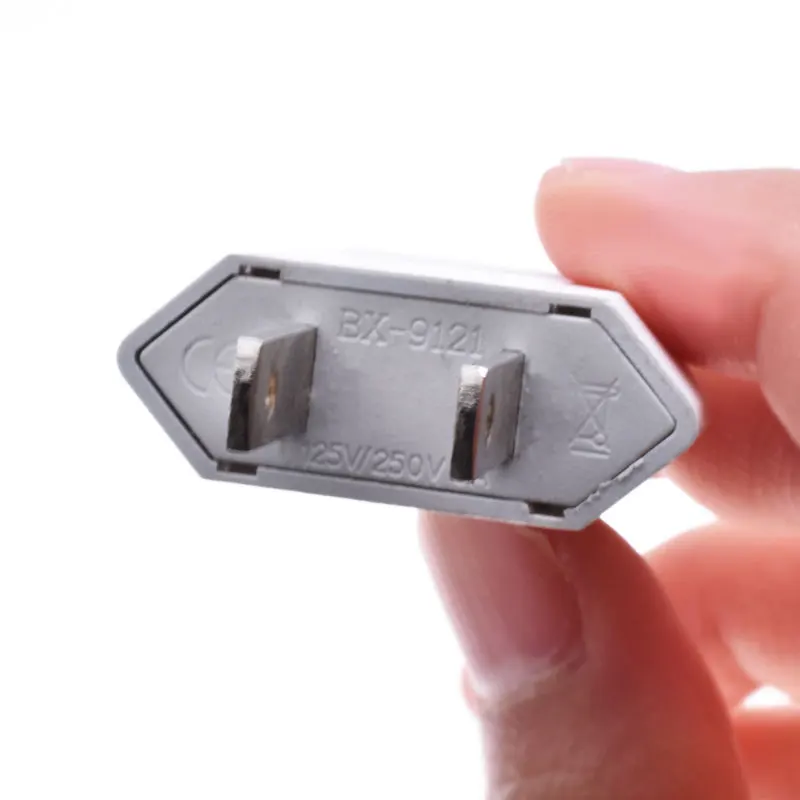 EU Power Cord Cable To 2 Pin US JP CN Plug Adapter EU European To US American Japan China Travel Adapter Electrical Socket