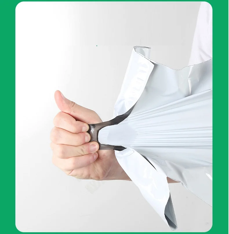 Custom Logo Biodegradable Poly Mailers Express Plastic Clothing Bags for Shoes Underwear Socks Fur Corn for Mailing Packaging