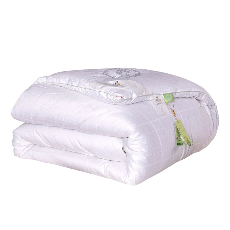 
Mulberry Silk Comforter 100% Natural Long Mulberry Silk Filled Duvet Pure Silk Quilt Summer 