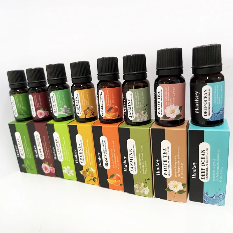 Hot Sale 10ML Pure Natural Plant Aromatherapy Essential Oil For Home Care Massage