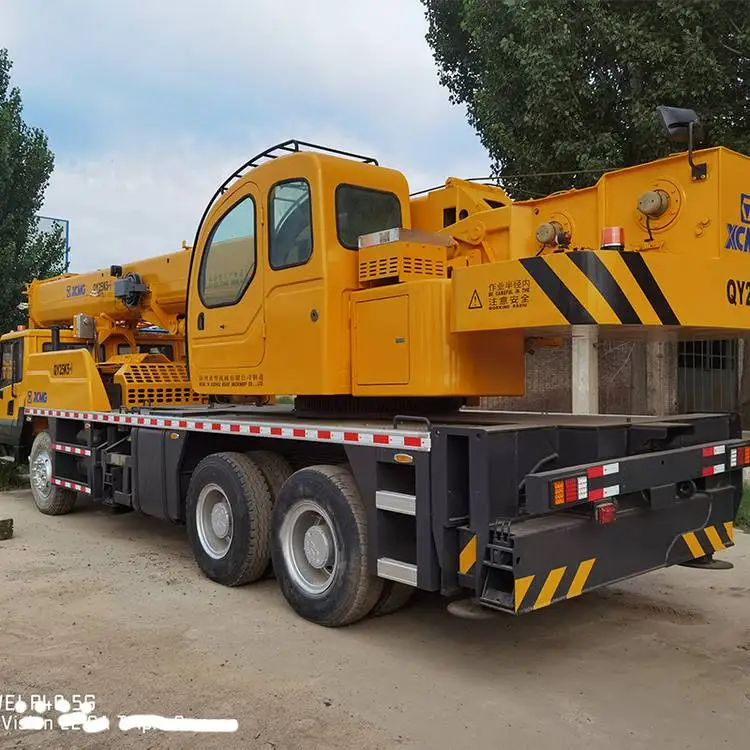 TOP brand XC-MG telescopic small pick up lift knuckle boom grua hydraulic 25ton crane for truck