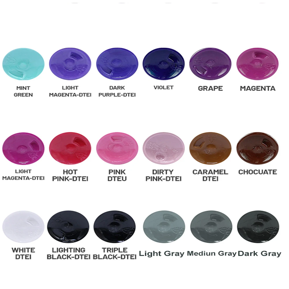 Professional Uv Permanent Tattoo Ink Glow in the Dark Tattoo Ink from USA 6 colors 30ml OEM