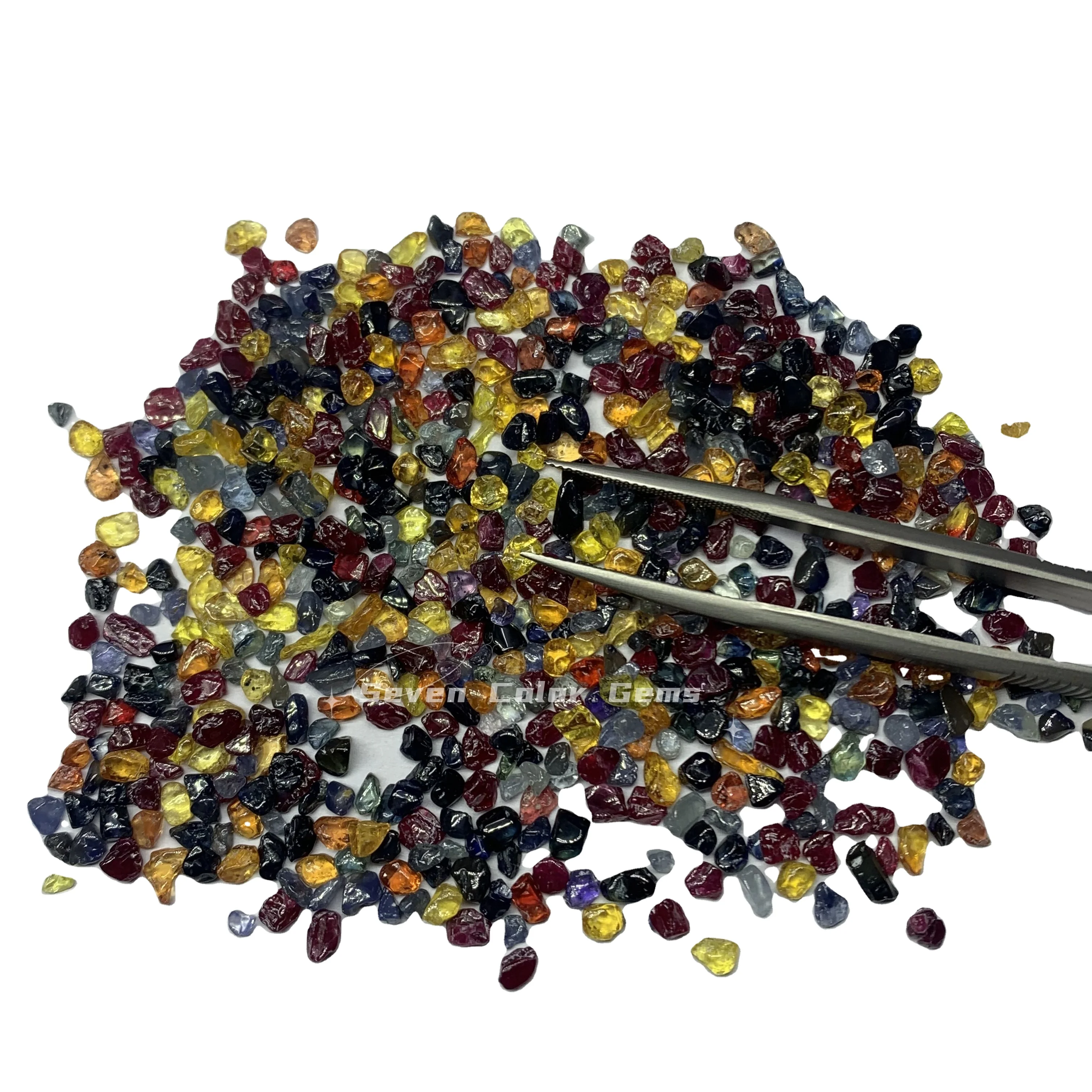 2-3mm Natural rough blue sapphire gem rough top quality natural blue sapphire stone raw rough loose gemstone