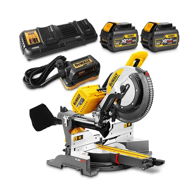 Reliable Construction Quality Dhs780t2a Xe 54v 6.0ah Flexvolt Xr Li-ion Cordless Brushless 305mm Mitre Saw Combo Kit