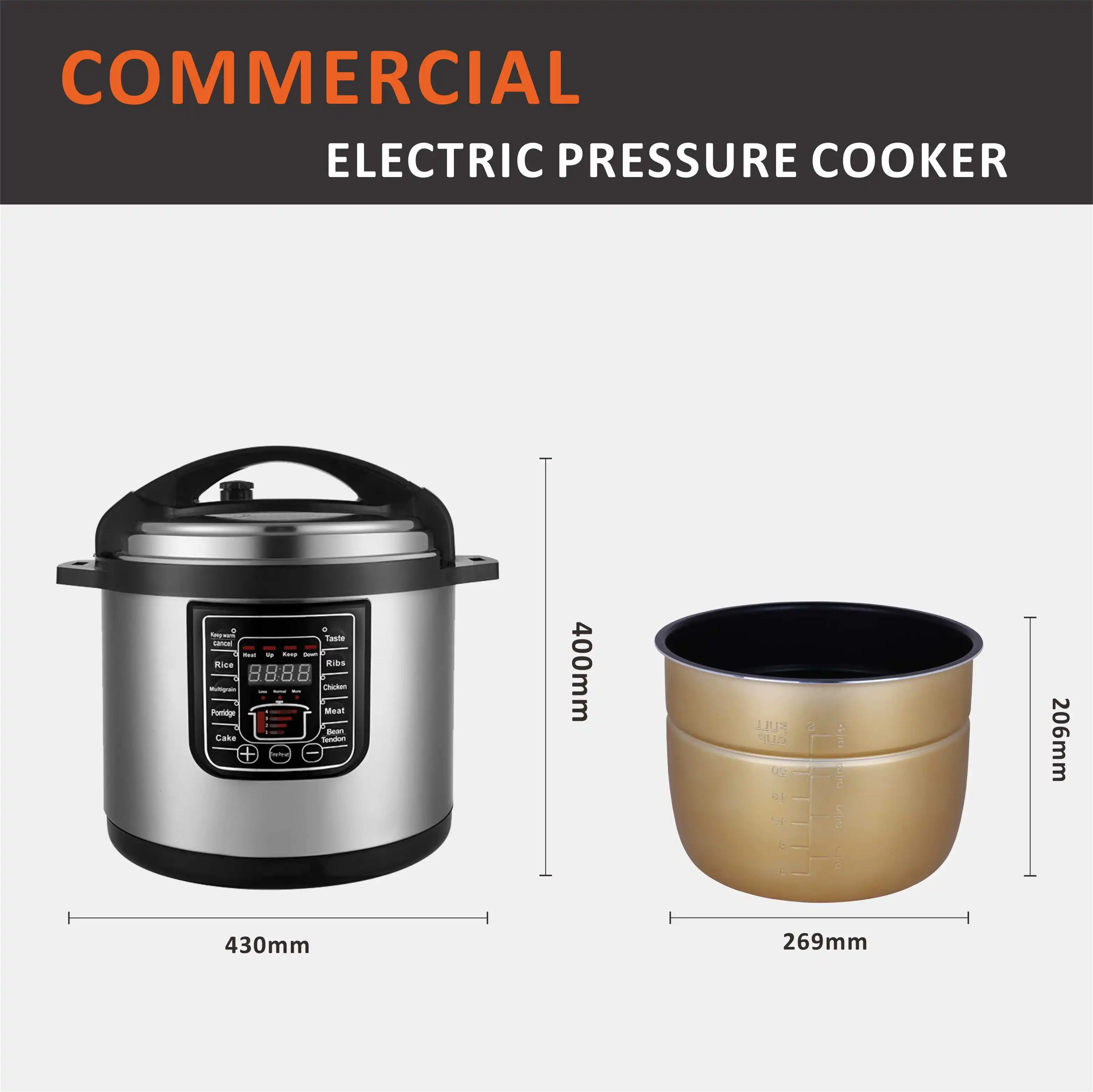 Ewant Hot Sale Intelligent Multi Functional Electric Pressure Cooker With Cooking Timing