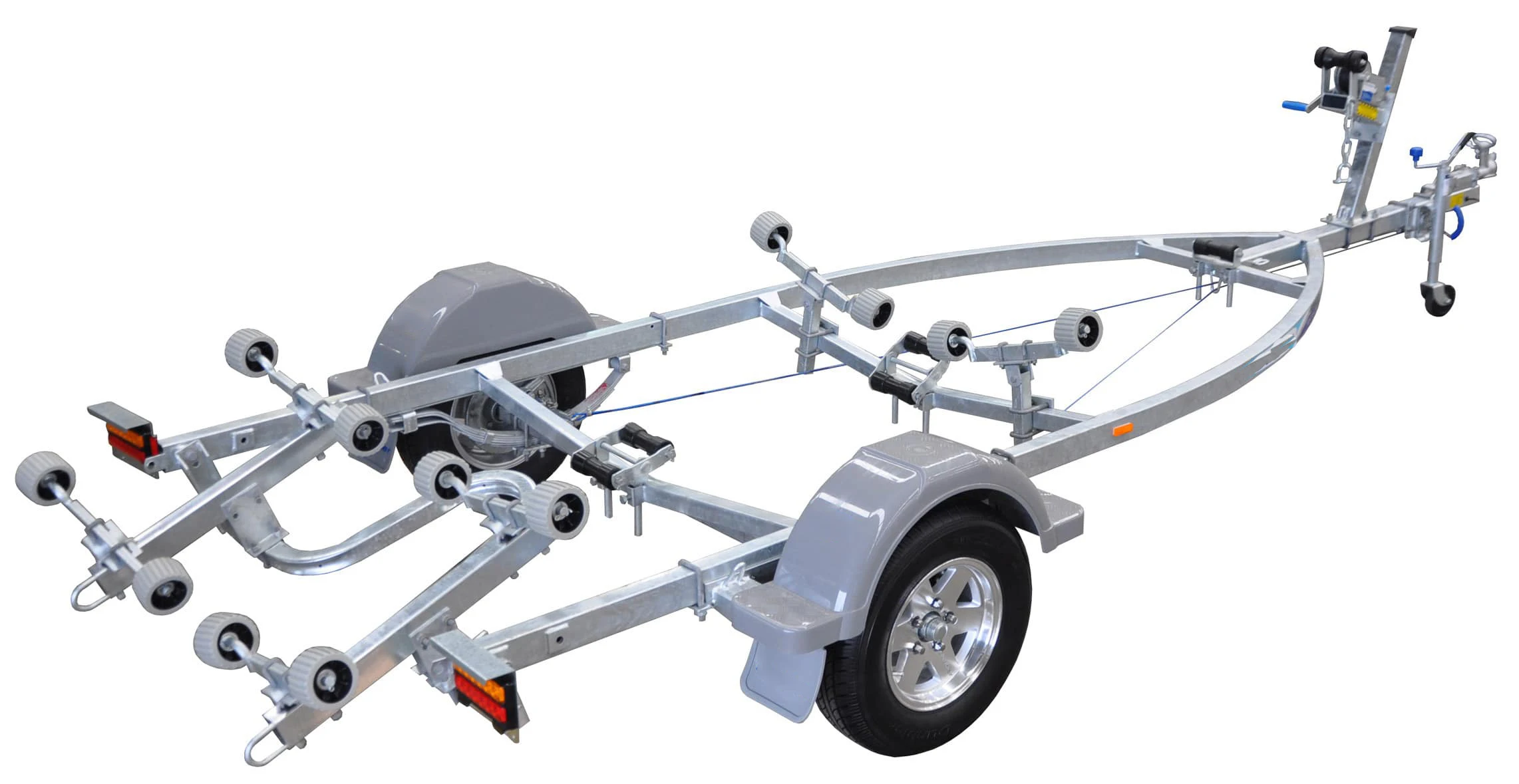 OEM supported boat & watercraft  aluminium yacht tool steel catamaran boat Trailer