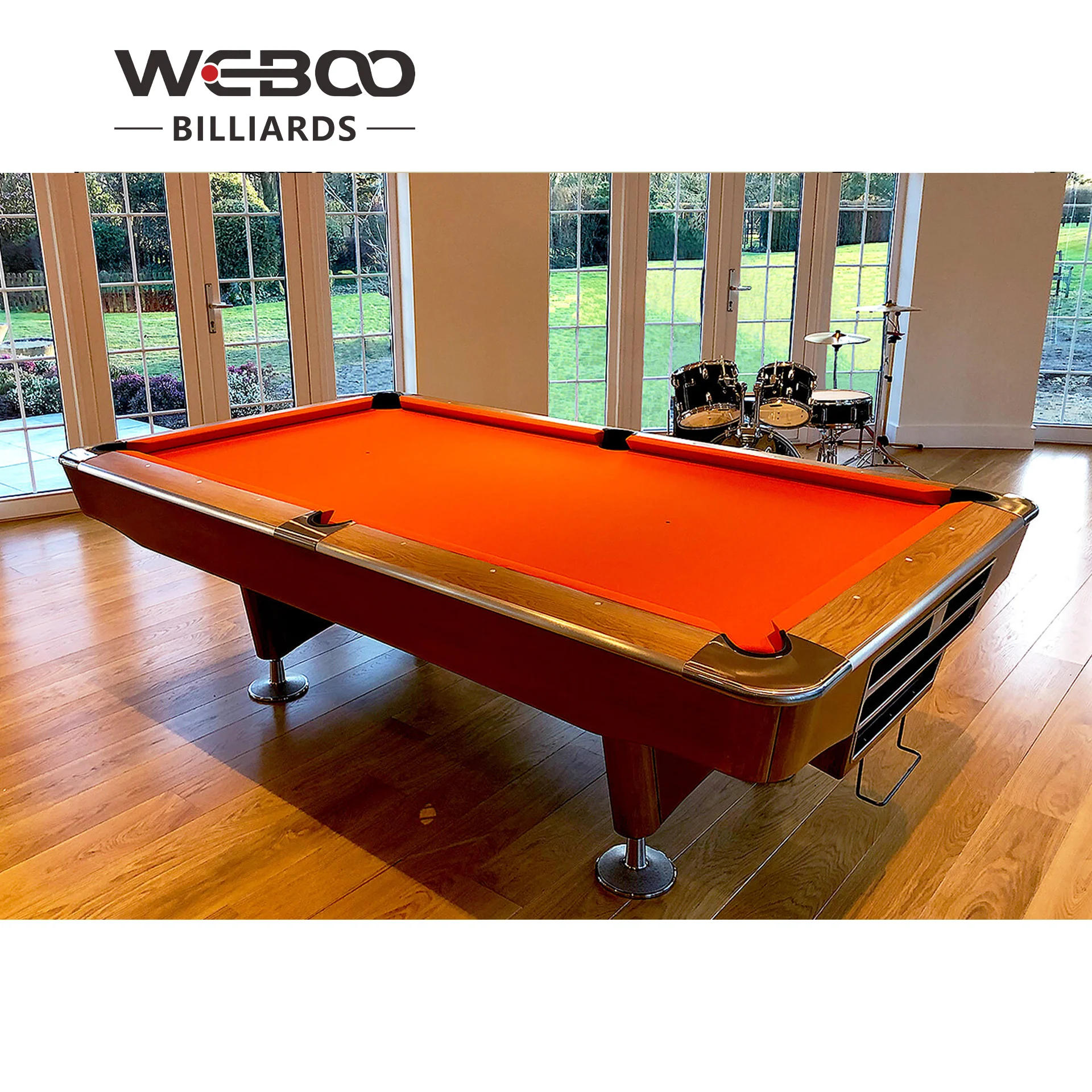 Professional Cheap Guangzhou Manufacturer Modern indoor Rubber Cushion Rail Pool Table Billiard 9ft