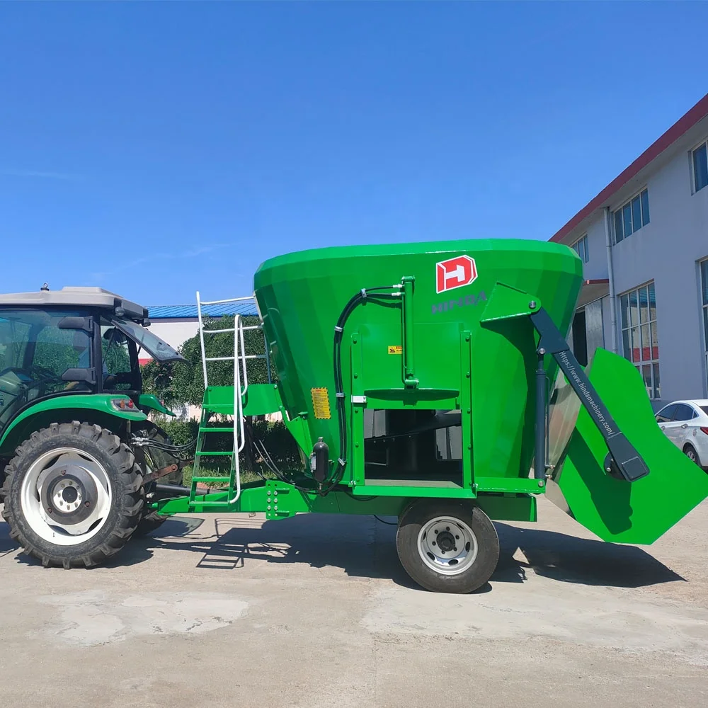 HINDA Vertical Feed Mixer for Cattle and Sheep Grass Feed Processing Machines