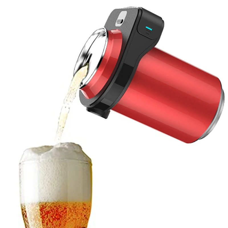 Hot sale One Touch handy Spit Bubble Ultrasonic Portable Micro frother Ring draft beer foamr machine server