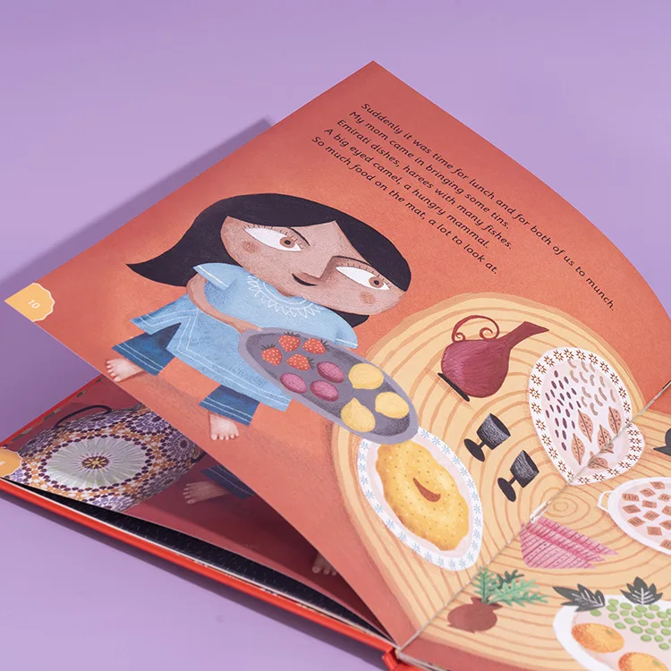 Полноцветная печать книг в твердом переплете для детей