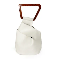 2022 New Arrival Irregular Shape Bucket Bag Acrylic Hand Bag Tide Lady Shoulder Handbag