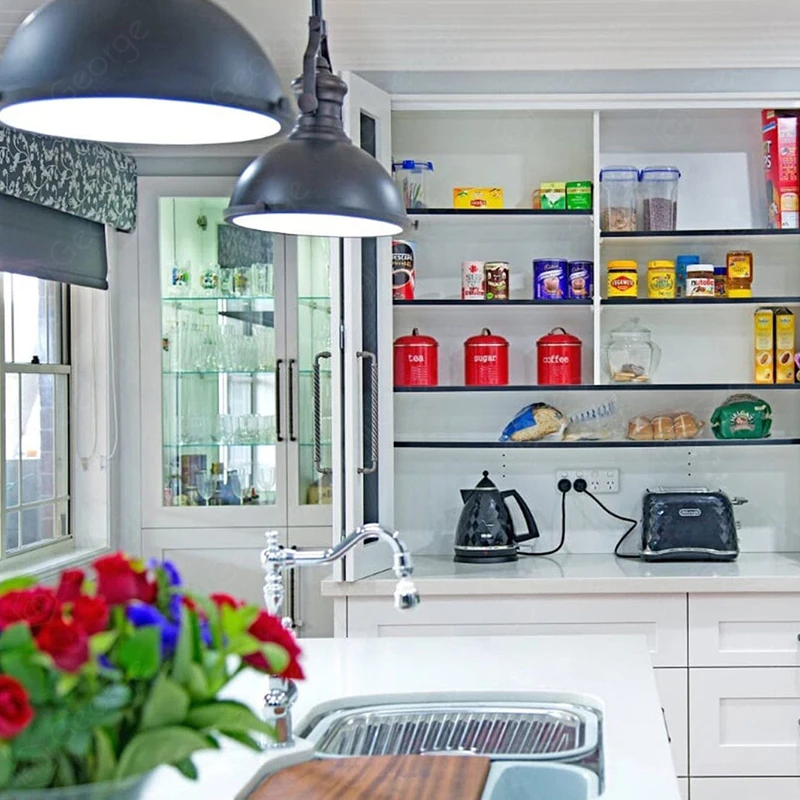Modular Homes Kitchen with Glass Door Cheap Cabinets