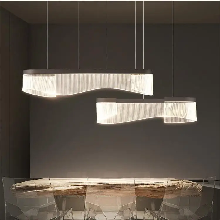 Modern Luxury Guide Plate LED Pendant Light chandelier for living room bedroom