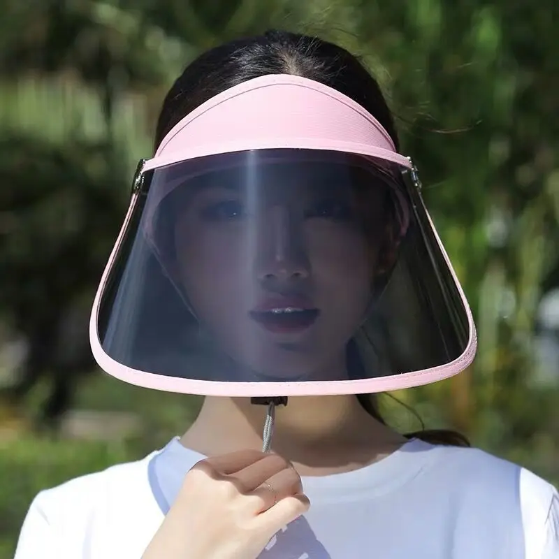 hat summer high quality visor  outdoor pc protect sun visor hats beach hats adjustable colorful sun visor