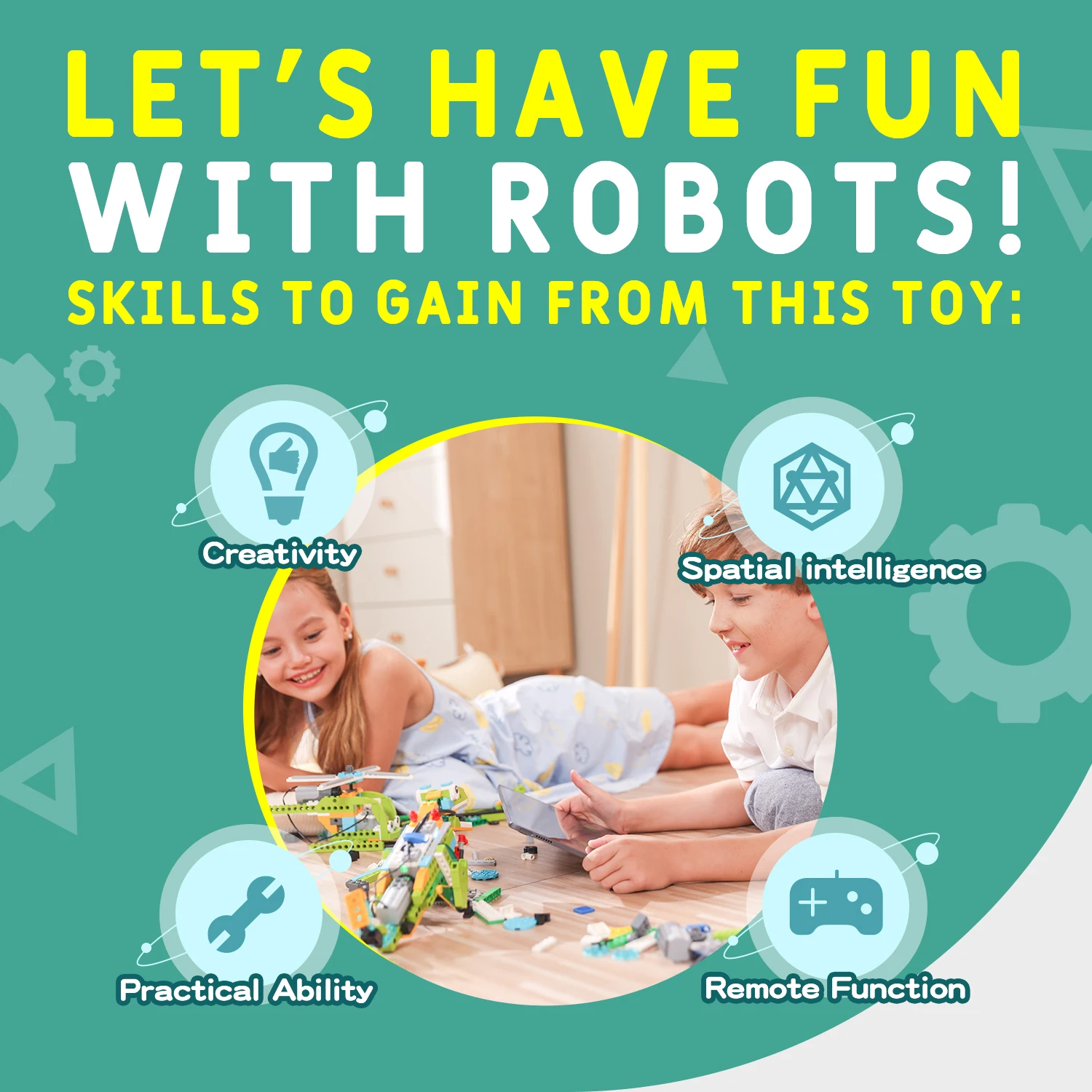 STEM Education Assembly Robot Toys Children Educational Assembly Robot Toys Coding Toys WeDo 2.0