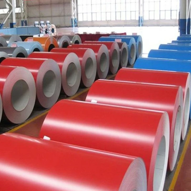 Factory Stock 800mm 1000mm Width color 9016 Customized  PPGI Prepainted Steel Coil