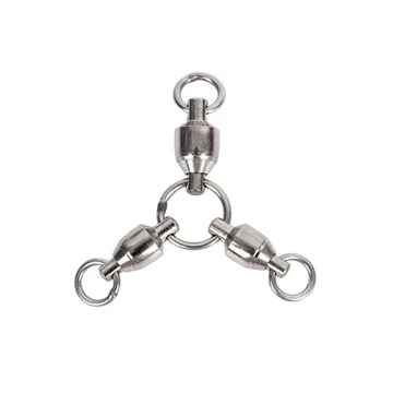 3 ways  stainless steel fish bearing swivel fishing gear fishing accessories  saltwater for sale